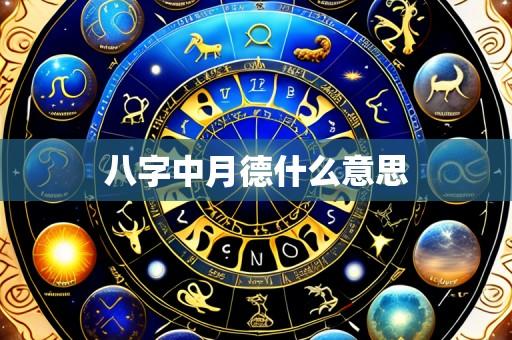八字中月德什么意思