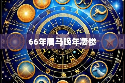 66年属马晚年凄惨