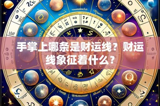 手掌上哪条是财运线？财运线象征着什么？