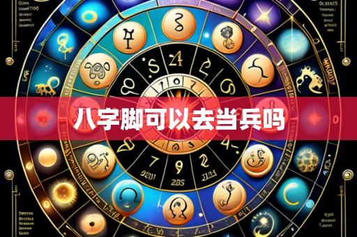 八字脚可以去当兵吗