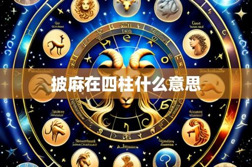 披麻在四柱什么意思