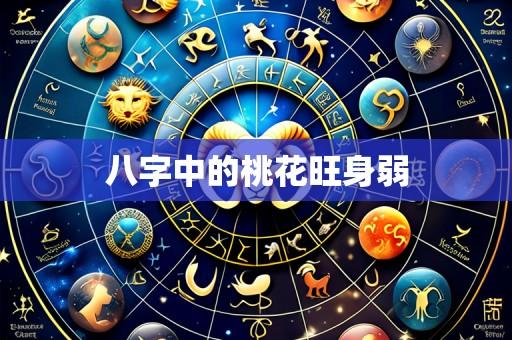 八字中的桃花旺身弱