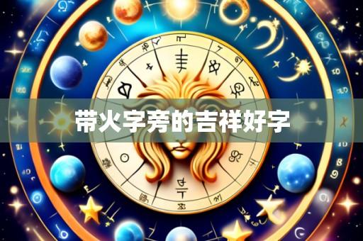 带火字旁的吉祥好字