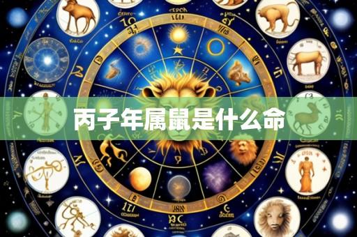 丙子年属鼠是什么命