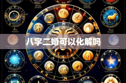 八字二婚可以化解吗