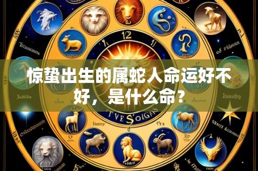 惊蛰出生的属蛇人命运好不好,是什么命?