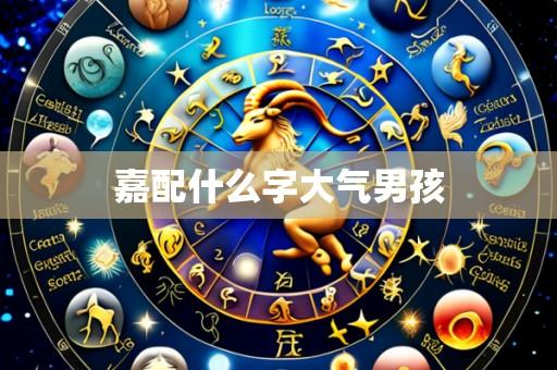 嘉配什么字大气男孩