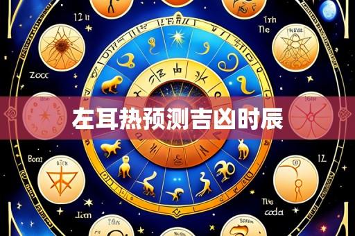 左耳热预测吉凶时辰