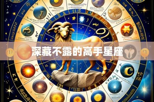 深藏不露的高手星座