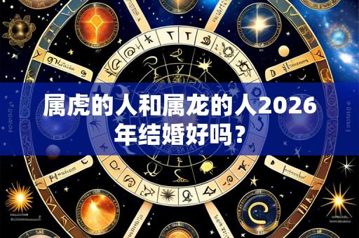 属虎的人和属龙的人2026年结婚好吗?