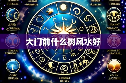 大门前什么树风水好
