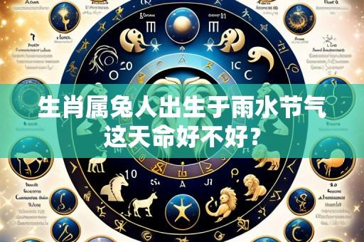 生肖属兔人出生于雨水节气这天命好不好？