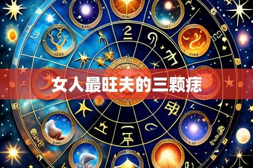 女人最旺夫的三颗痣