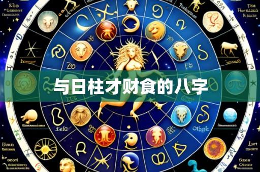 与日柱才财食的八字