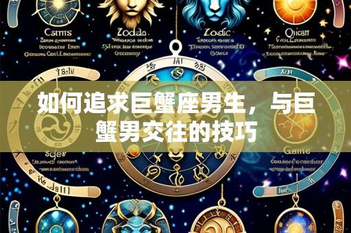 如何追求巨蟹座男生，与巨蟹男交往的技巧