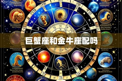 巨蟹座和金牛座配吗