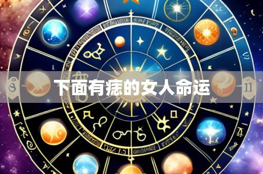 下面有痣的女人命运