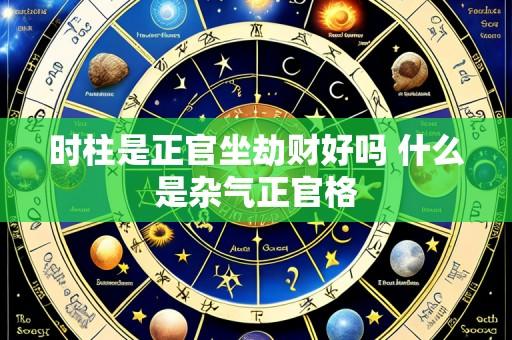 时柱是正官坐劫财好吗 什么是杂气正官格
