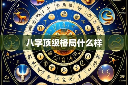 八字顶级格局什么样