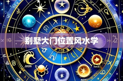 别墅大门位置风水学