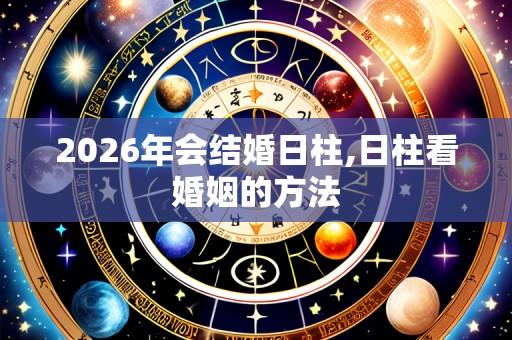 2026年会结婚日柱,日柱看婚姻的方法