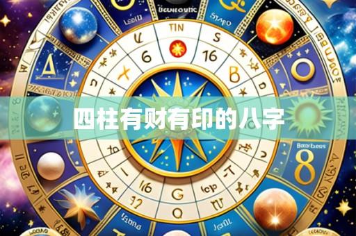 四柱有财有印的八字
