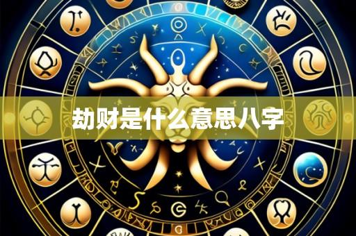 劫财是什么意思八字