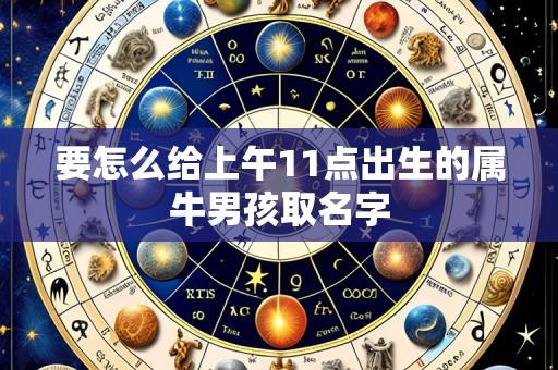 要怎么给上午11点出生的属牛男孩取名字
