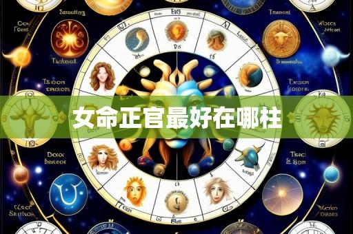 女命正官最好在哪柱