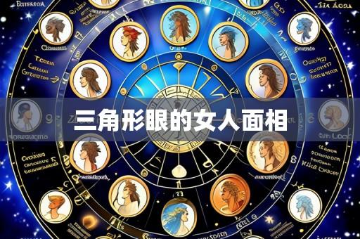 三角形眼的女人面相