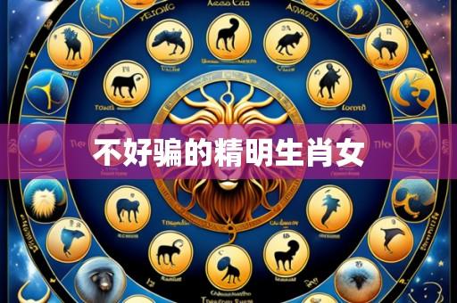 不好骗的精明生肖女