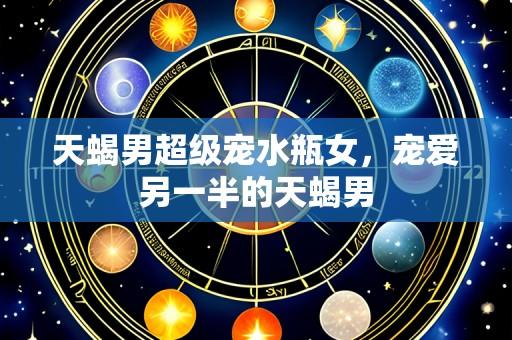 天蝎男超级宠水瓶女,宠爱另一半的天蝎男