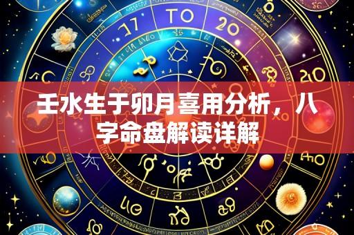 壬水生于卯月喜用分析,八字命盘解读详解