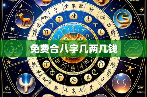 免费合八字几两几钱