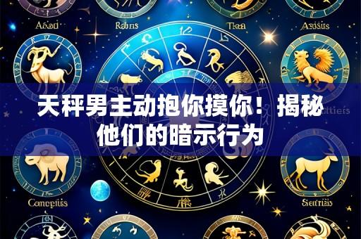天秤男主动抱你摸你！揭秘他们的暗示行为