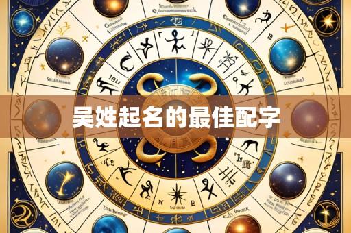 吴姓起名的最佳配字