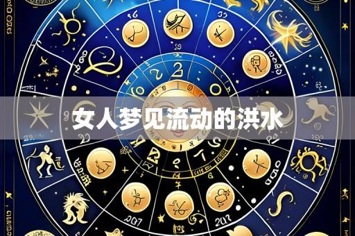 女人梦见流动的洪水