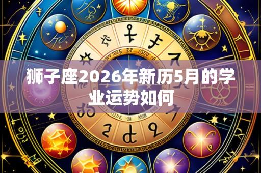 狮子座2026年新历5月的学业运势如何