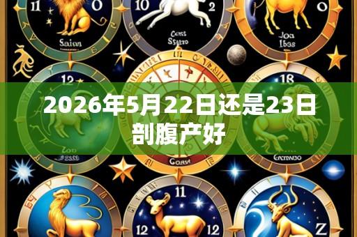 2026年5月22日还是23日剖腹产好
