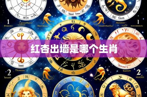 红杏出墙是哪个生肖