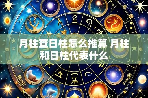 月柱查日柱怎么推算 月柱和日柱代表什么