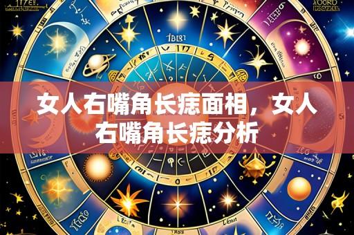 女人右嘴角长痣面相,女人右嘴角长痣分析
