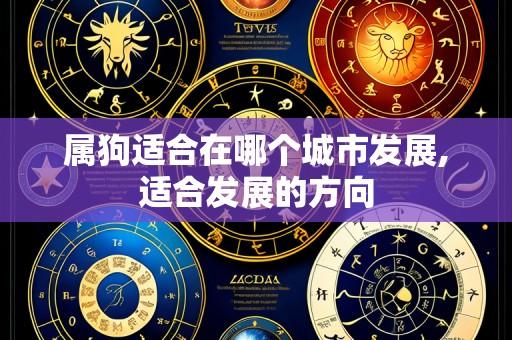 属狗适合在哪个城市发展,适合发展的方向