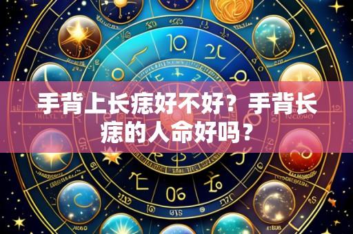 手背上长痣好不好?手背长痣的人命好吗?
