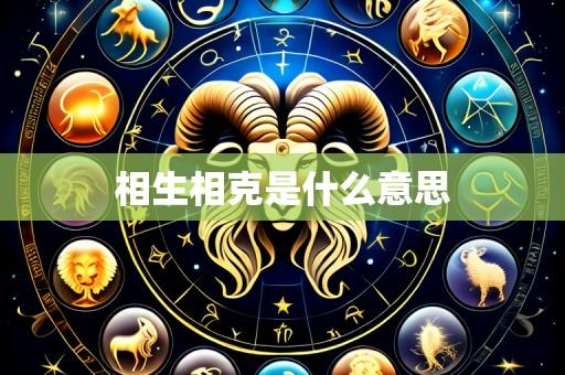 相生相克是什么意思