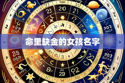 命里缺金的女孩名字