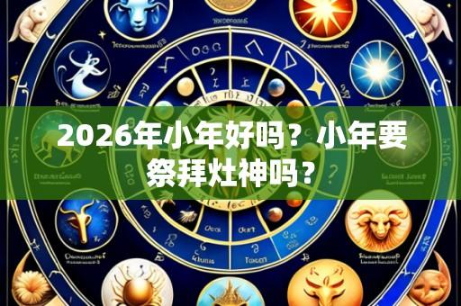 2026年小年好吗?小年要祭拜灶神吗?