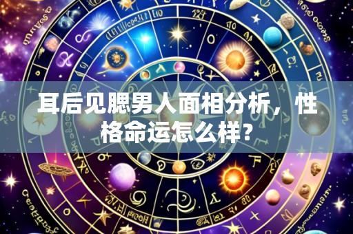耳后见腮男人面相分析，性格命运怎么样？