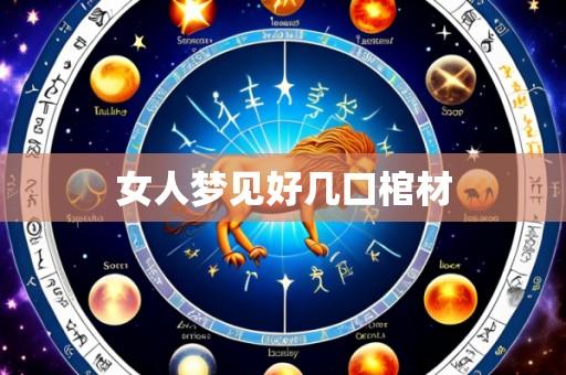 女人梦见好几口棺材