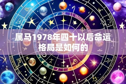 属马1978年四十以后命运格局是如何的